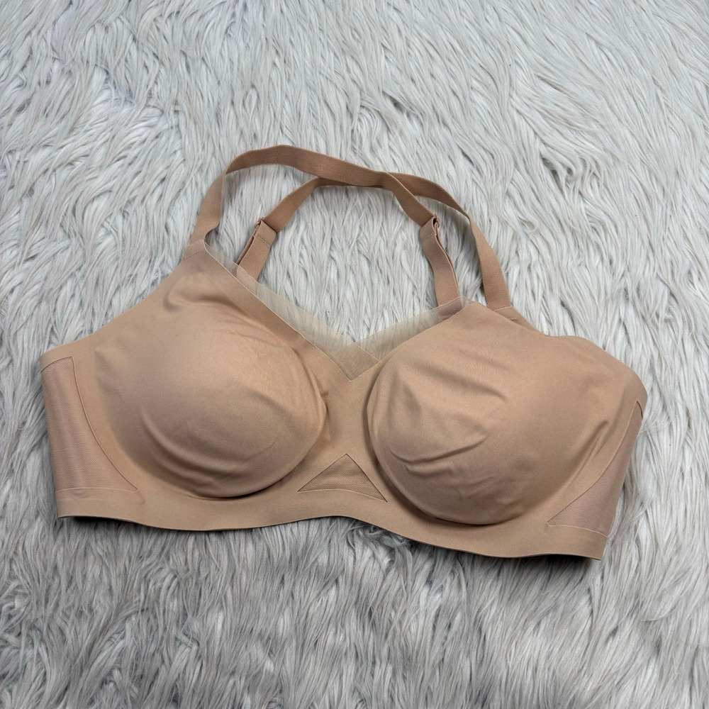Honeylove Women's M 36 B/C Beige Tan Crossover Bra LWBR0302